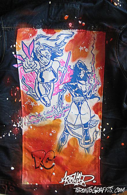 Custom Blink & Psylocke Jacket by Artchild